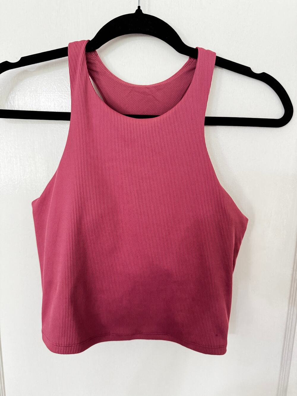 All in Motion Pink ribbed sports bra